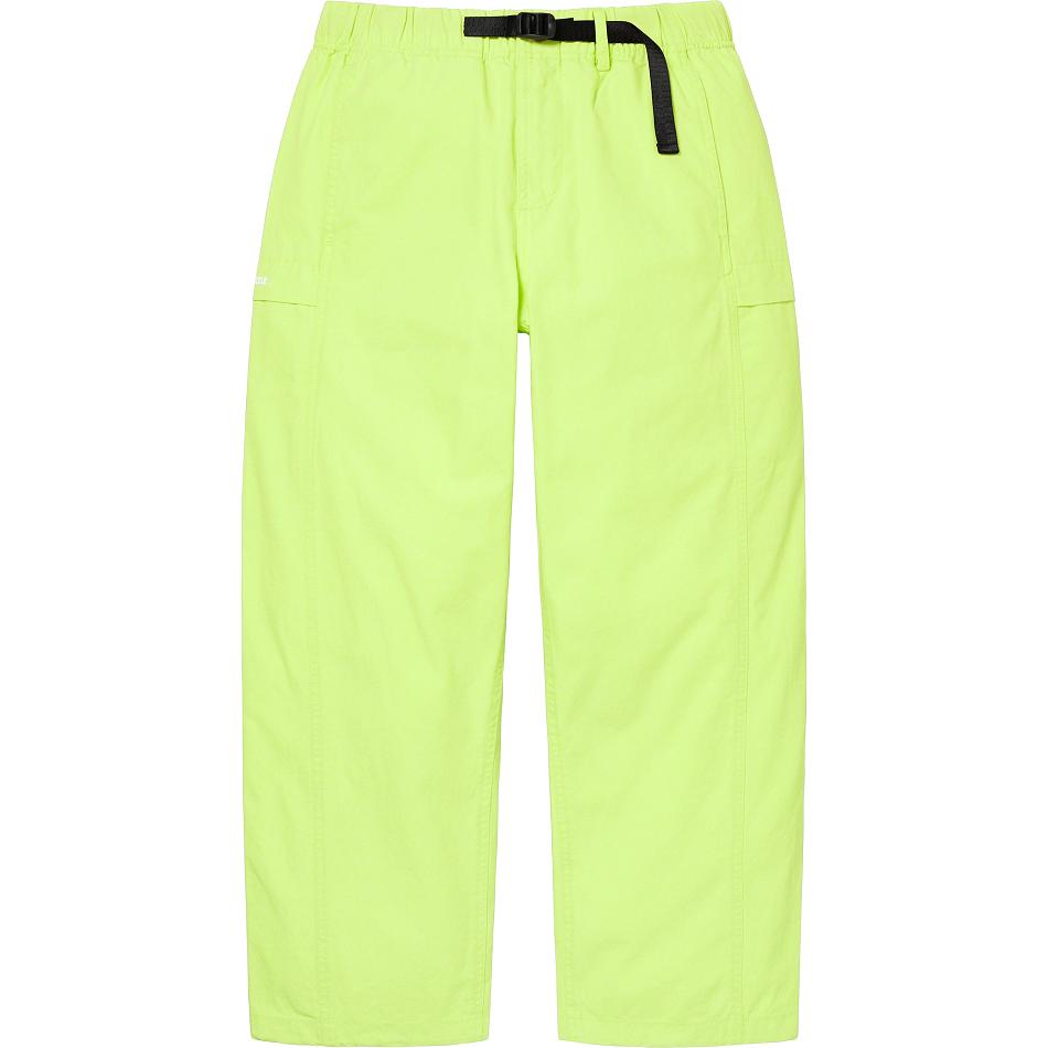 Pantalones Supreme Belted Trail Pant Verde | Supreme 213LH